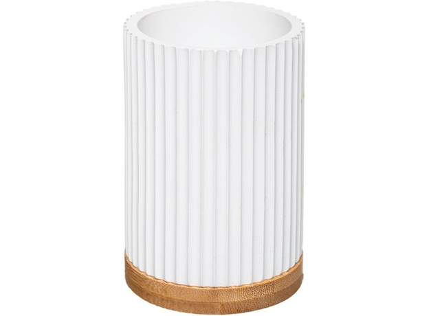 Čaša za četkice Five Modern – bela, Iz kolekcije: Čaša-