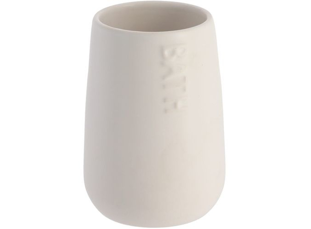 Čaša za četkice Tendance Dolomit Bath bela-