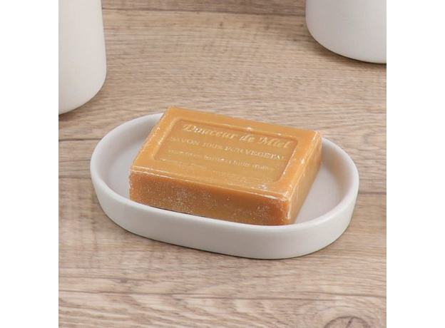 Posuda za sapun Tendance bela-2