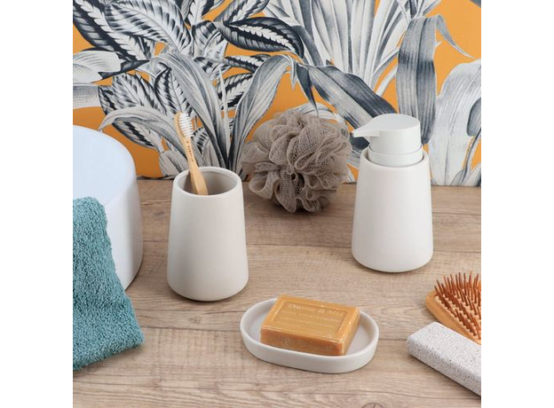 Posuda za sapun Tendance bela-3