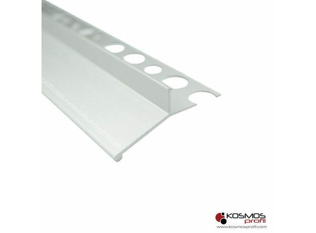 Lajsna balkonska okapnica AO-10 3m/10mm srebro-mat, Dostupne boje: Srebro-mat, Debljina: 10, Dužina: 300-