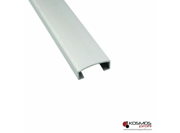 Lajsna bordura B-25K 2,7m/8mm srebro-mat-