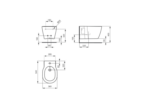 Connect konzolni bide 54x36cm-2