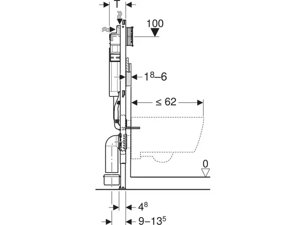 Geberit Duofix ugradni vodokotllć 111.311.00.5-4