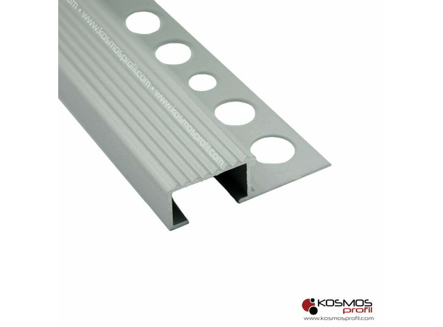 Lajsna profil za stepenice 4058 2,7m/10mm srebro-mat-