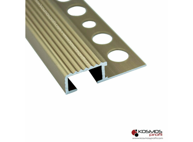 Lajsna profil za stepenice 4058 2,7m/10mm zlato-mat-