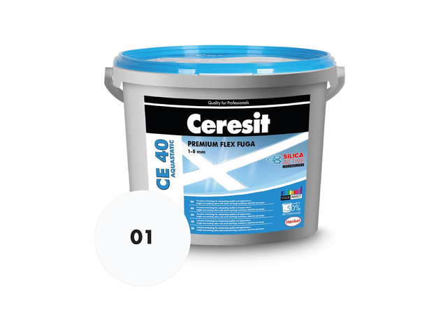 Fug masa Ceresit CE 40 Bela (01) 2kg, Boja: Bela-