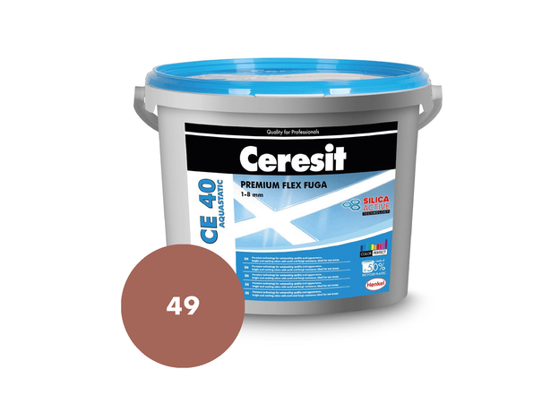 Fug masa Ceresit CE 40 Clinker-Cigla (49) 2kg, Boja: Clinker-cigla-