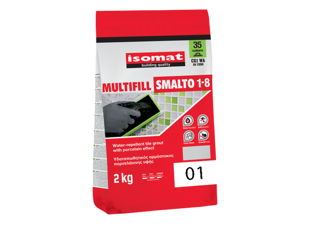 Isomat Fug masa 01 bela (2kg), Boja: Bela-