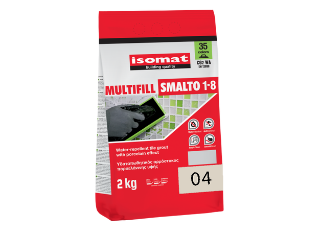 Isomat Fug masa 04 Perla siva (2kg), Boja: Perla siva-