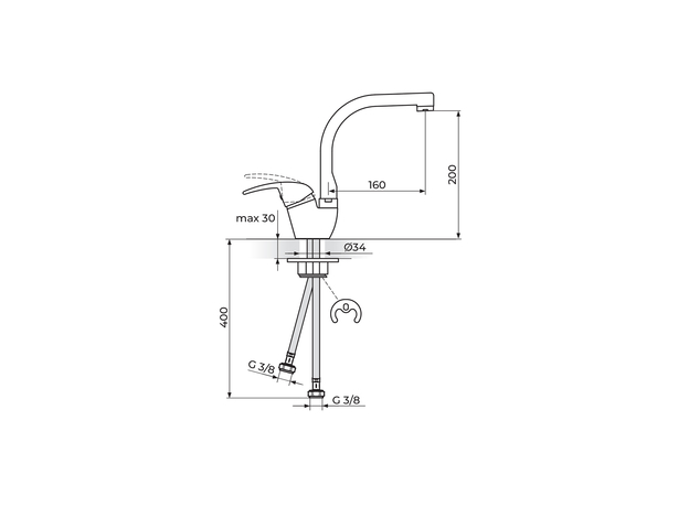 Baterija za sudoperu ovalni izliv King, Modeli: Za sudoperu (ovalni izliv)-2