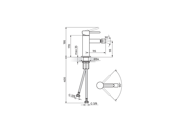 Baterija za bide Zerro, Modeli: Za bide-2