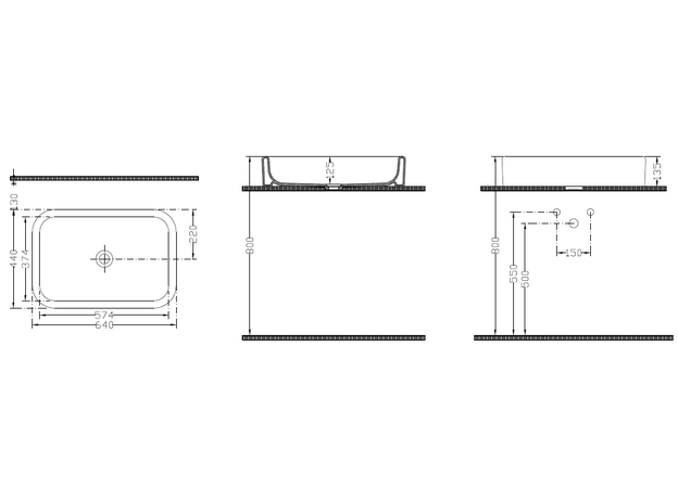 Kubik lavabo 60x40cm-2
