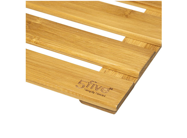 Bambus podloga za tuš Five natural-2