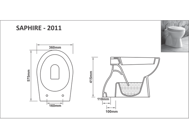 Saphire WC šolja simplon-3