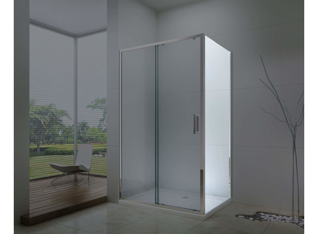 Tuš paravan EX-504A fiksni 70cm, Širina: 70-