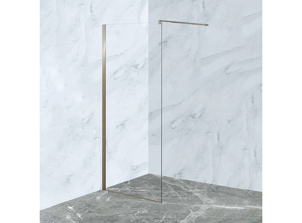 Tuš paravan Walk in Gold 100cm, Širina: 100-2