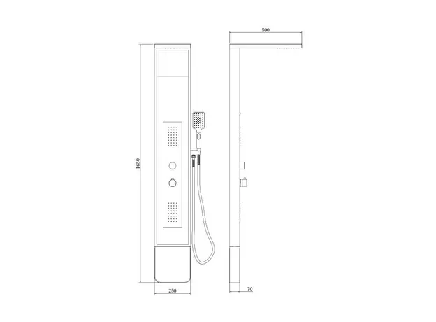 Wood hidromasažni stub-3