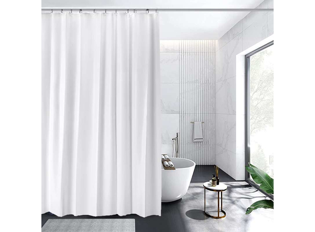 Zavesa za kadu Bela 180cm-