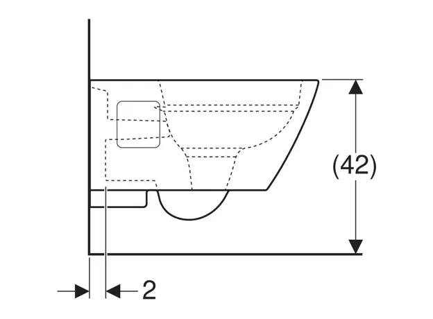Selnova Square Premium konzolna WC šolja, Modeli: Selnova Square Premium-3