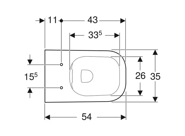 Selnova Square Premium konzolna WC šolja, Modeli: Selnova Square Premium-4
