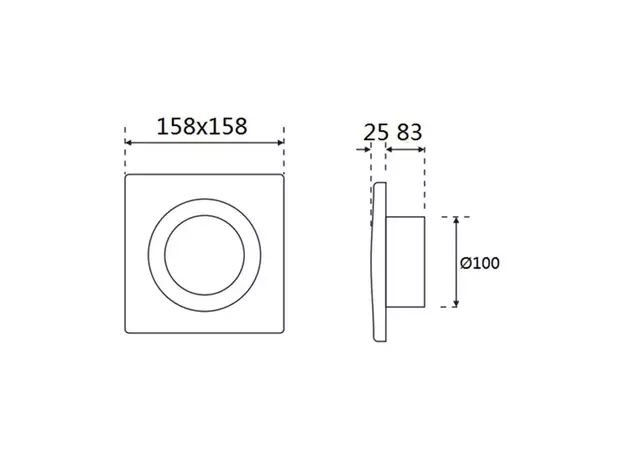Zidni ventilator sa LED svetlom-2