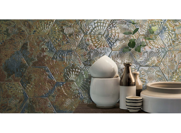 Hex 25 Gaudi Reactive Ocean 25x22cm, Dostupne boje: Ocean, Dimenzija: 25x22-2