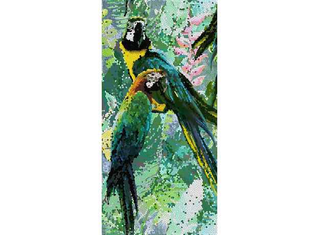 Paradise Parrot Decor-2 60x120cm, Dostupne boje: Parrot Decor 2, Dimenzija: 60x120-