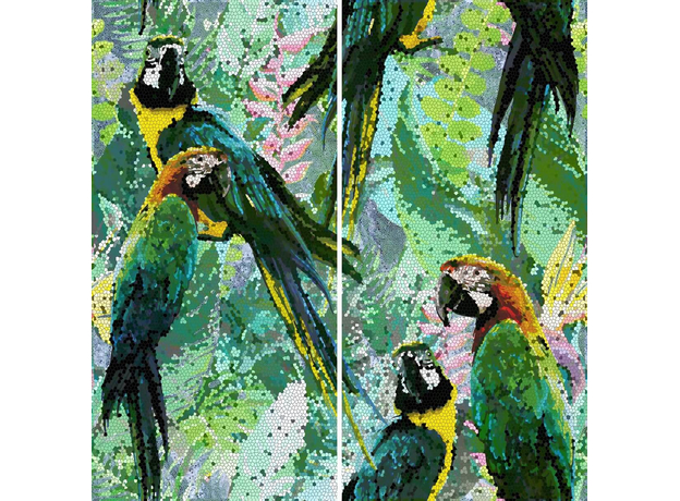 Paradise Parrot Decor-2 60x120cm, Dostupne boje: Parrot Decor 2, Dimenzija: 60x120-2