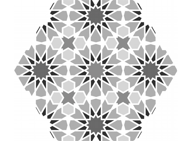 Hex 25 Kasbah Mix Grey 25x22cm II klasa-6