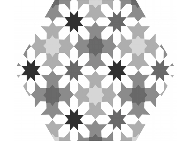 Hex 25 Kasbah Mix Grey 25x22cm II klasa-