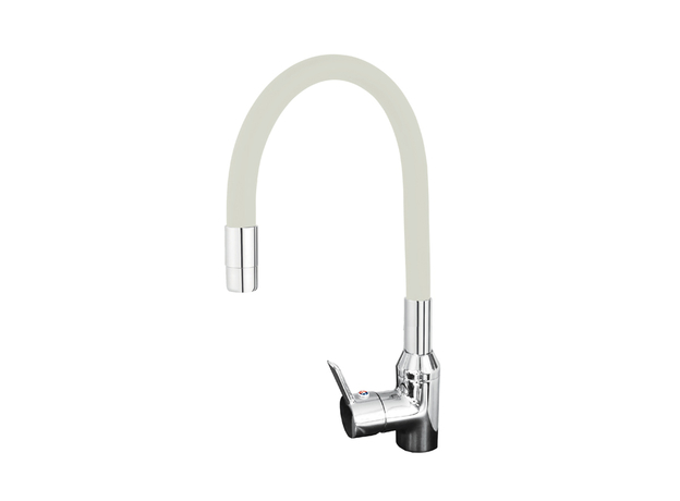 Baterija za sudoperu Flex 3 creva bela, Dostupne boje: Bela-