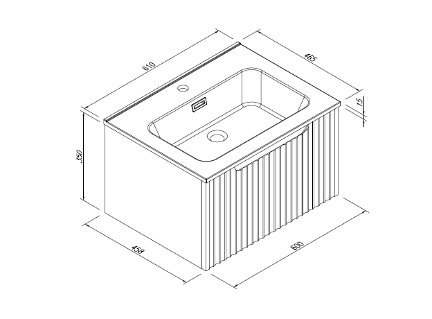 Deluxe 60 Ormarić Silk White, Dostupne boje: Silk White-6