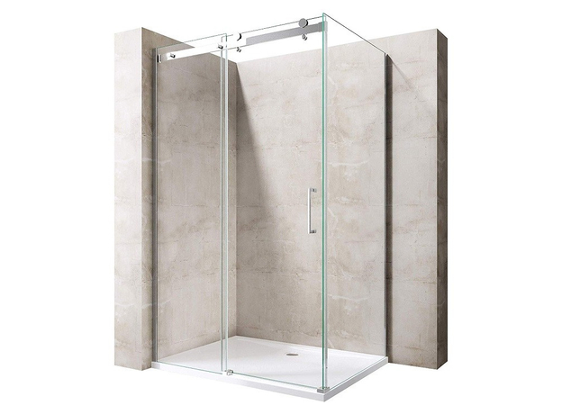 Tuš kabina EX-801N 80x100cm, Dimenzija: 80x100, Boja profila: Silver, Vrsta stakla: Providno-2