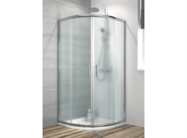Tuš kabina 6012 R80 Mat, Dimenzija: R80, Vrsta stakla: Mat-