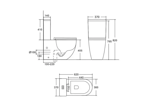 Leon univerzalni monoblok beli, Dostupne boje: Bela-5