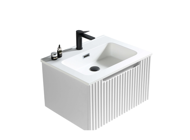 Deluxe 60 Ormarić Silk White, Dostupne boje: Silk White-