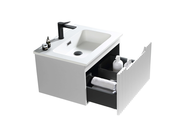 Deluxe 60 Ormarić Silk White, Dostupne boje: Silk White-4