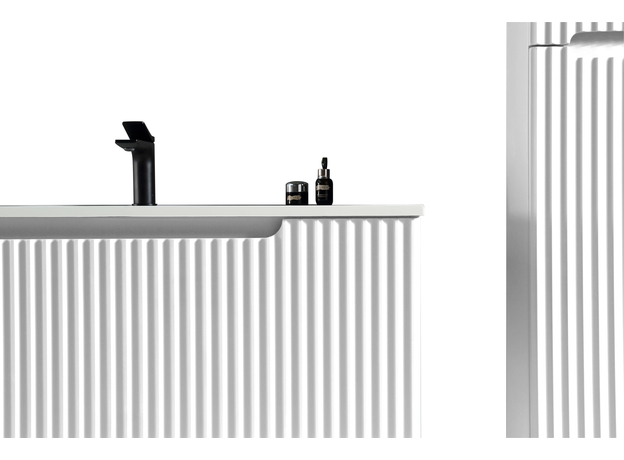 Deluxe 60 Ormarić Silk White, Dostupne boje: Silk White-5