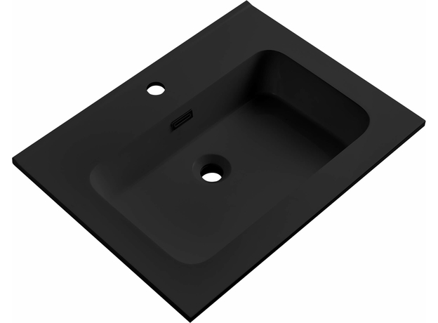 Nature 60 lavabo Mat Black 61x46cm, Dostupne boje: Nature Mat Black, Širina: 61-