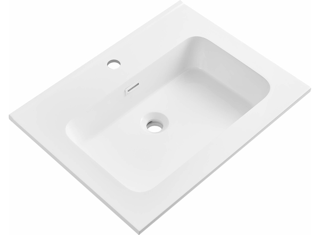 Deluxe 60 lavabo Mat White 61x46cm, Dostupne boje: Deluxe Mat White, Širina: 61-