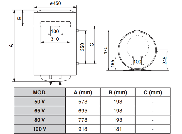 Ariston Bojler PRO1 R 50L, Model: 50L-3