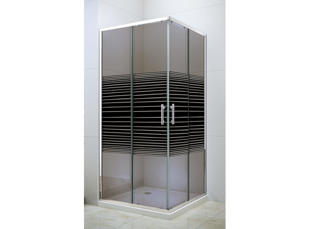 Tuš kabina 6006 80x80cm Braon, Dimenzija: 80x80, Vrsta stakla: Braon-