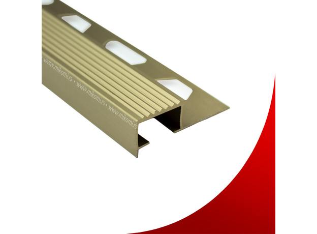 Lajsna za stepenice 4059 Zlatna-mat, Boja profila: zlatna-mat-