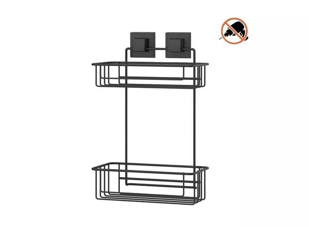 Žičana polica dvodelna DM256 Black-