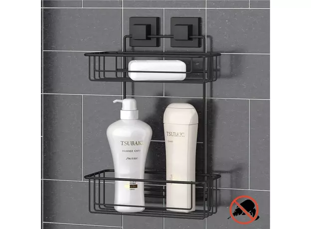 Žičana polica dvodelna DM256 Black-2