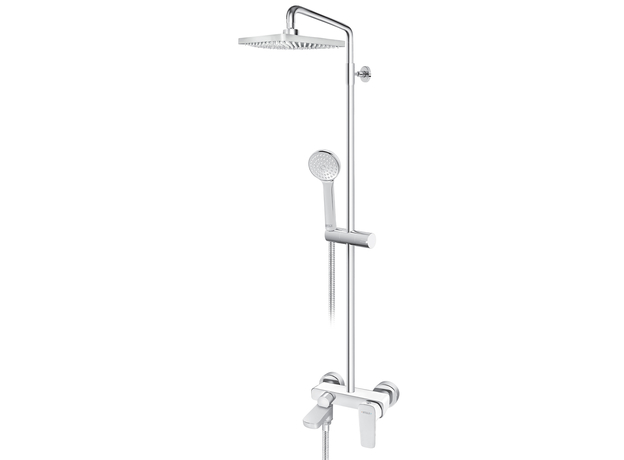 Baterija sa kvadratnim usponskim tušem i izlivom Stolz White, Modeli: Baterija sa kvadratnim usponskim tušem i izlivom-