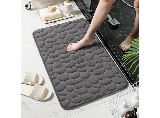 Tepih za kupatilo Pebble 50x80cm Tamno sivi, Dostupne boje: Tamno siva, Dimenzija: 50x80-2