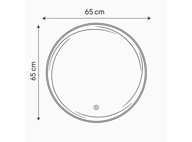 LED ogledalo Aura 65-2