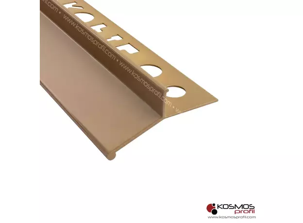 Lajsna balkonska okapnica AO-10 3m/10mm bahama-bež, Dostupne boje: Bahama-bež, Debljina: 10, Dužina: 300-